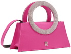 Les Petits Joueurs Pink Trapezio Pochette Bag