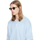 LOEWE Gold Anagram Hexagonal Sunglasses
