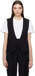 AMI Paris Black Open Vest