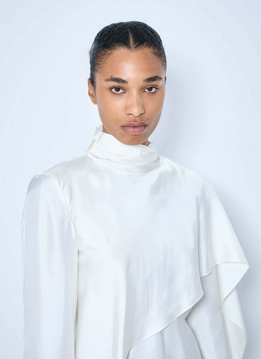 RÓHE Silk Foulard Top