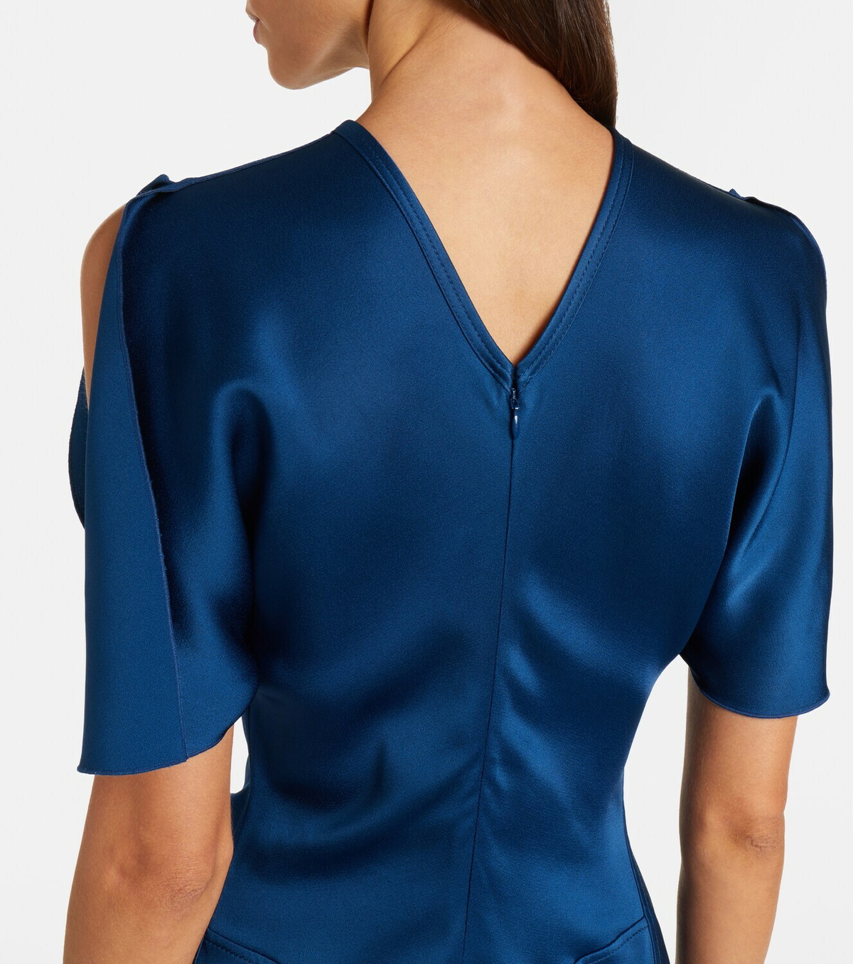 Victoria Beckham Isabella gathered satin gown