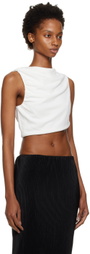 THIRD FORM Off-White Marble Tank Top