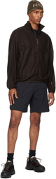 ROA Brown Alpha Direct Half Zip Sweater