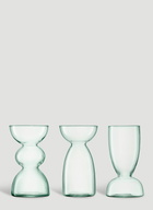 LSA International Set of Three Canopy Trio Vase