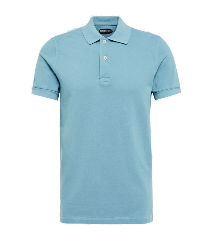 Photo: Tom Ford - Cotton piqué polo shirt