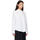 Balenciaga White L/S Large Fit Shirt