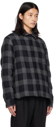Officine Générale Black & Gray Insulated Shirt