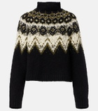 Proenza Schouler Lizzy fair isle cotton turtleneck sweater