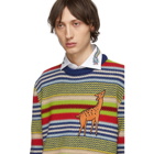 Gucci Multicolor Deer Sweater