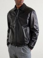 Canali - Leather jacket - Black