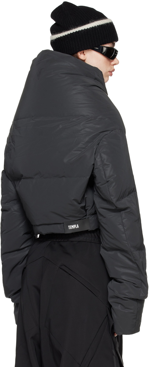 Templa Black Wrap Down Jacket