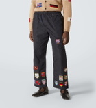 Bode Interrail embroidered wide-leg pants