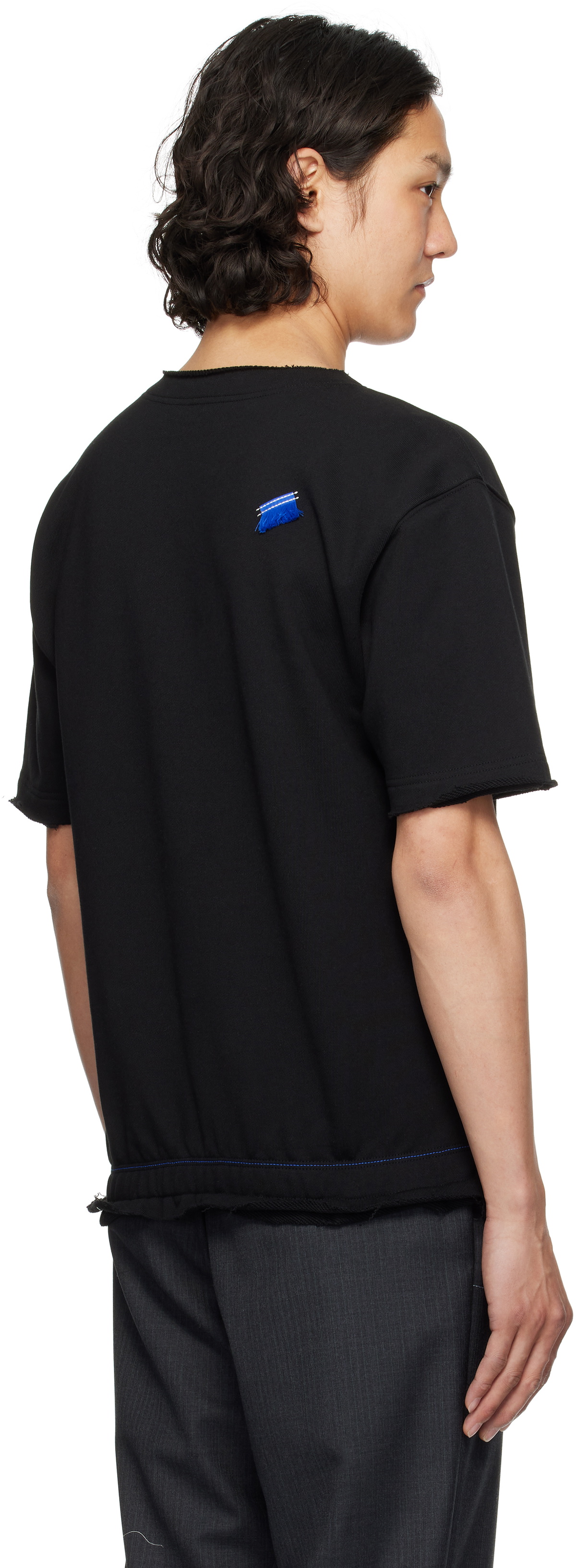 ADER error Black Half Sleeve Product. 36 Sweatshirt