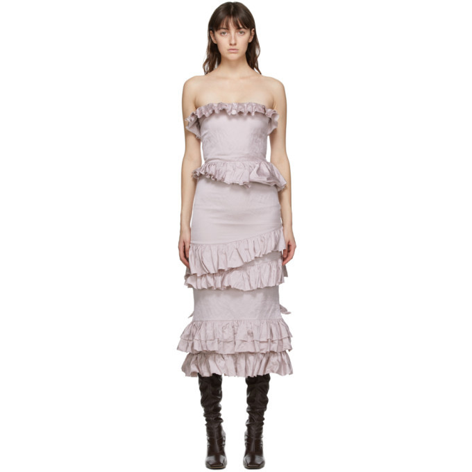 brock collection bridesmaid dresses Oscar de La Renta Porcelain Flower Guipure Cocktail Dress main image 1