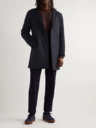 Club Monaco - City Wool-Blend Twill Coat - Blue