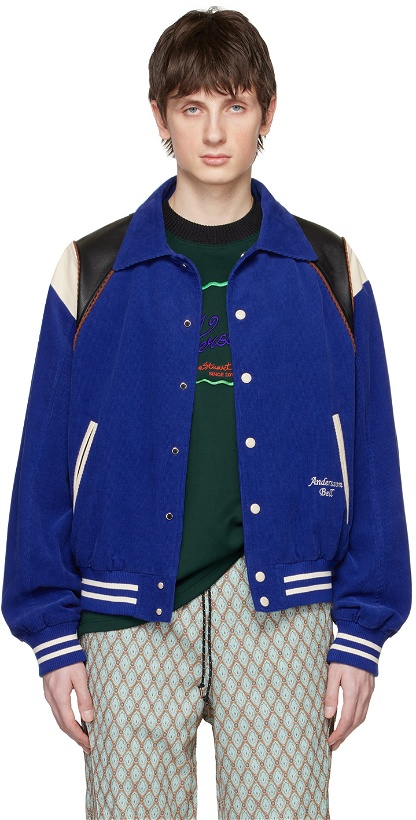 Photo: Andersson Bell Blue Varsity Jacket