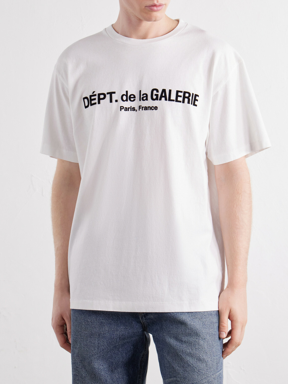 Gallery Dept. - Logo-Appliqué Cotton-Jersey T-Shirt - White