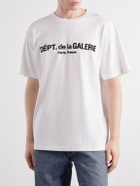 Gallery Dept. - Logo-Appliqué Cotton-Jersey T-Shirt - White