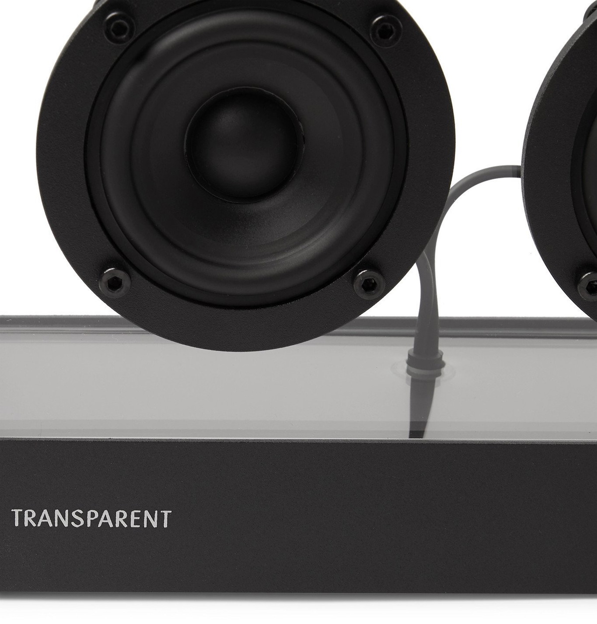 TRANSPARENT SPEAKER - Small Transparent Speaker - Black