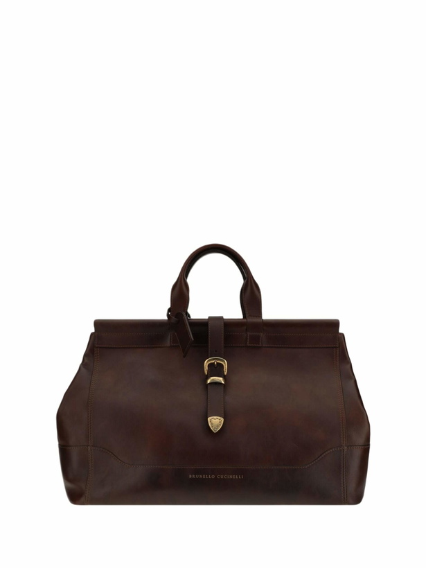 Photo: Brunello Cucinelli Leather Travel Bag