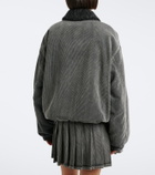 Miu Miu Corduroy cotton bomber jacket