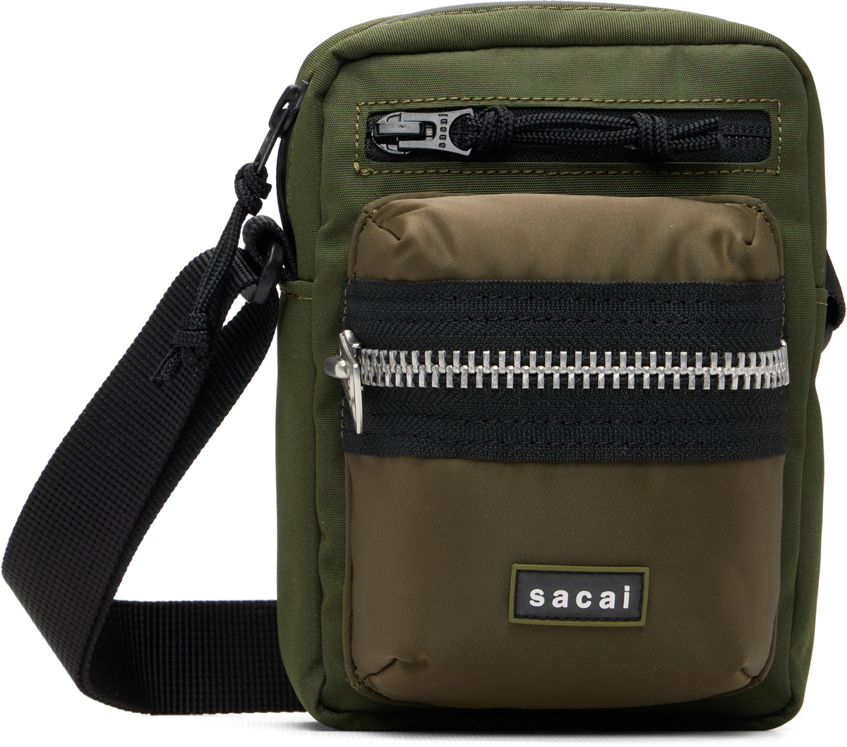 sacai Khaki Pocket Bag