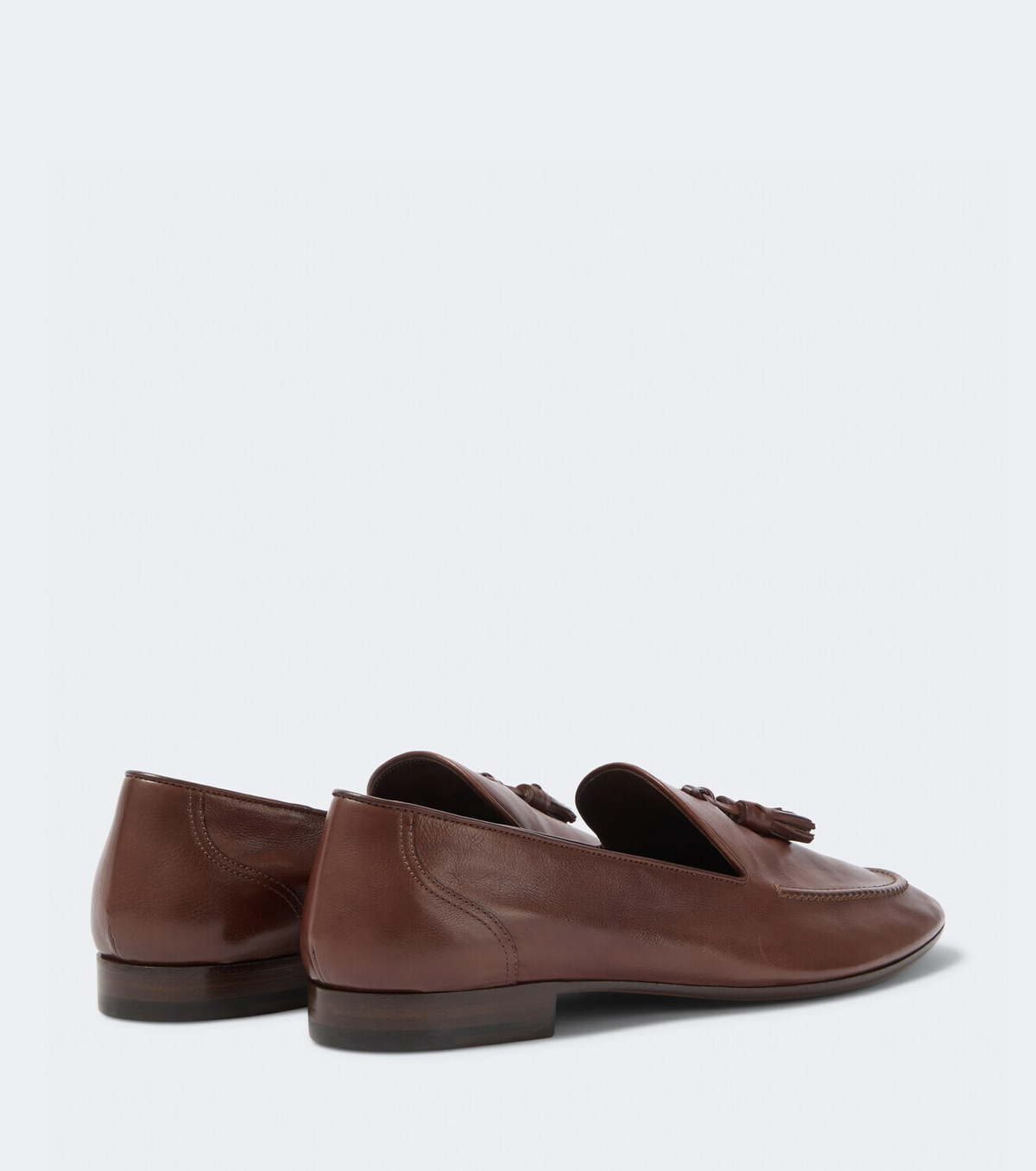 The Row Caden leather loafers