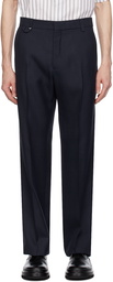 Jacquemus Navy 'Le pantalon Melo' Trousers