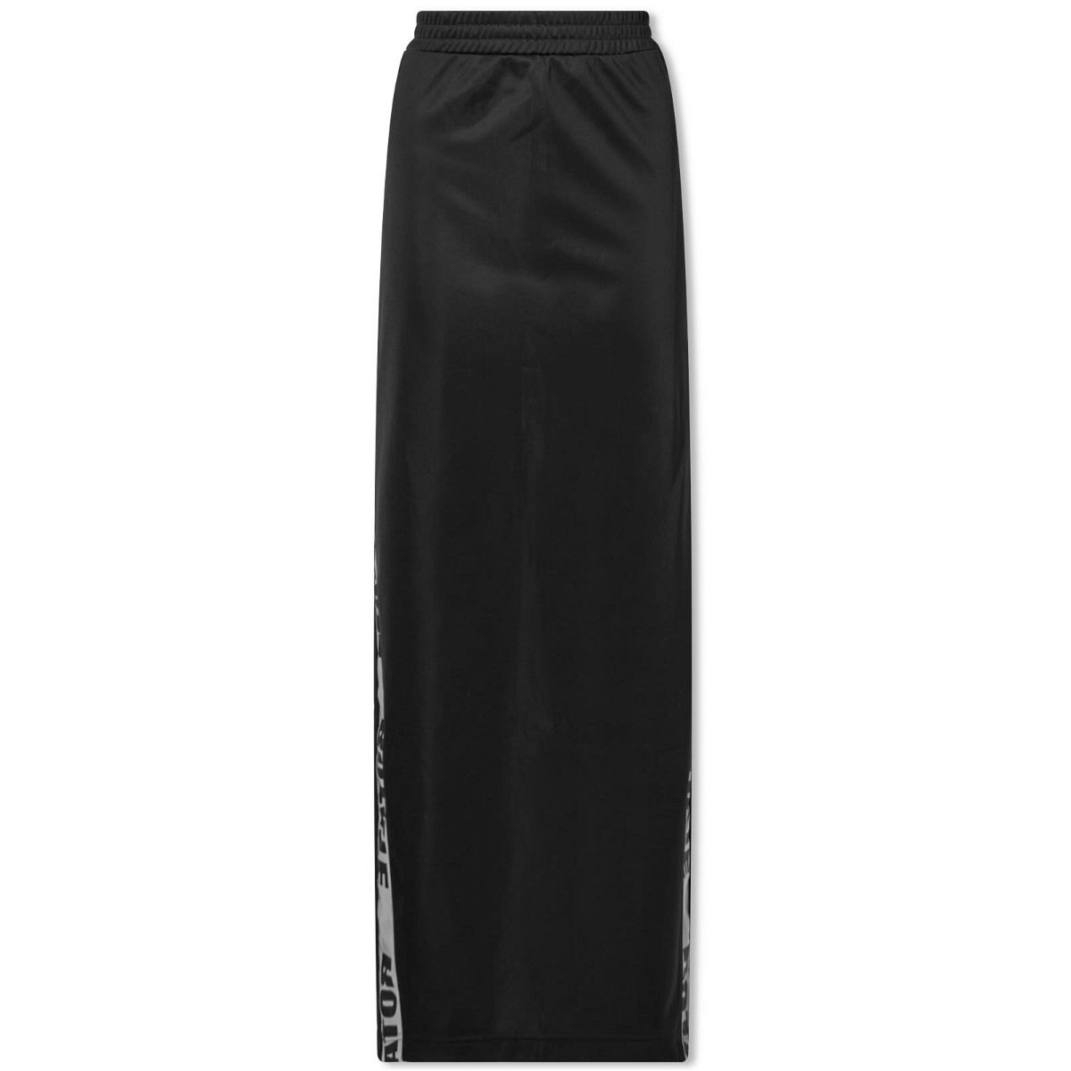 Rotate Women's Sunday Maxi Straight Slit Skirt in Black Rotate