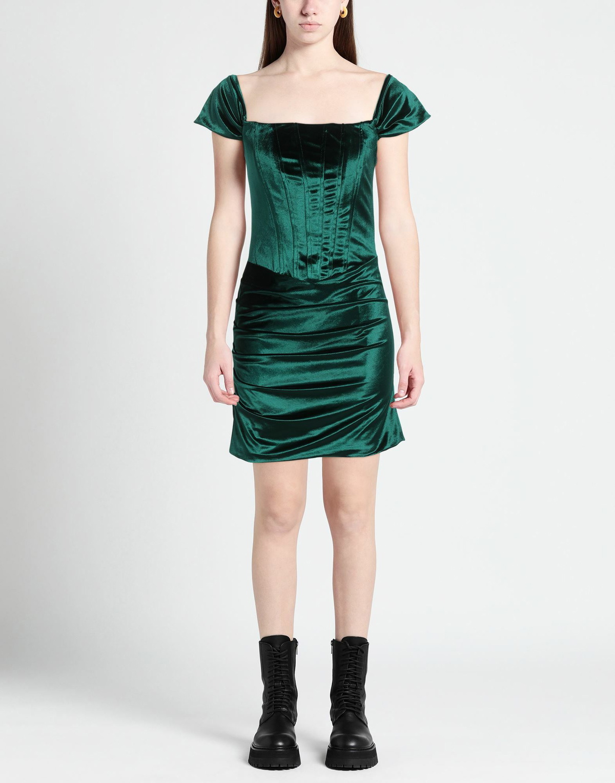 Jijil Womens Mini dress Emerald in Green