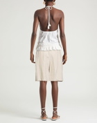 Samsøe Φ Samsøe Womens Shorts & Bermuda Shorts in Beige