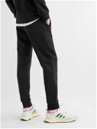 adidas Originals - Adicolor Slim-Fit Tapered Cotton-Blend Jersey Sweatpants - Black
