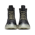 Rick Owens Black Shearling Mega Bozo Tractor Boots