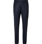 Berluti - Navy Pleated Pinstriped Wool Suit Trousers - Blue