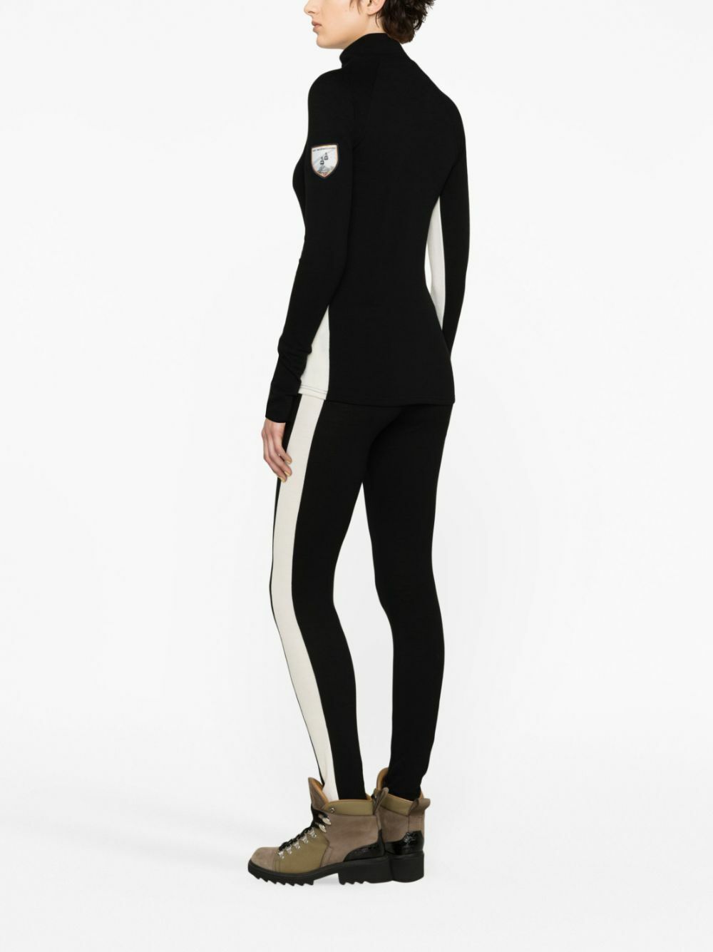 We Norwegians Black Voss Ski Leggings