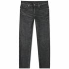 Nudie Jeans Co Men's Nudie Grim Tim Jean in Black Pixel