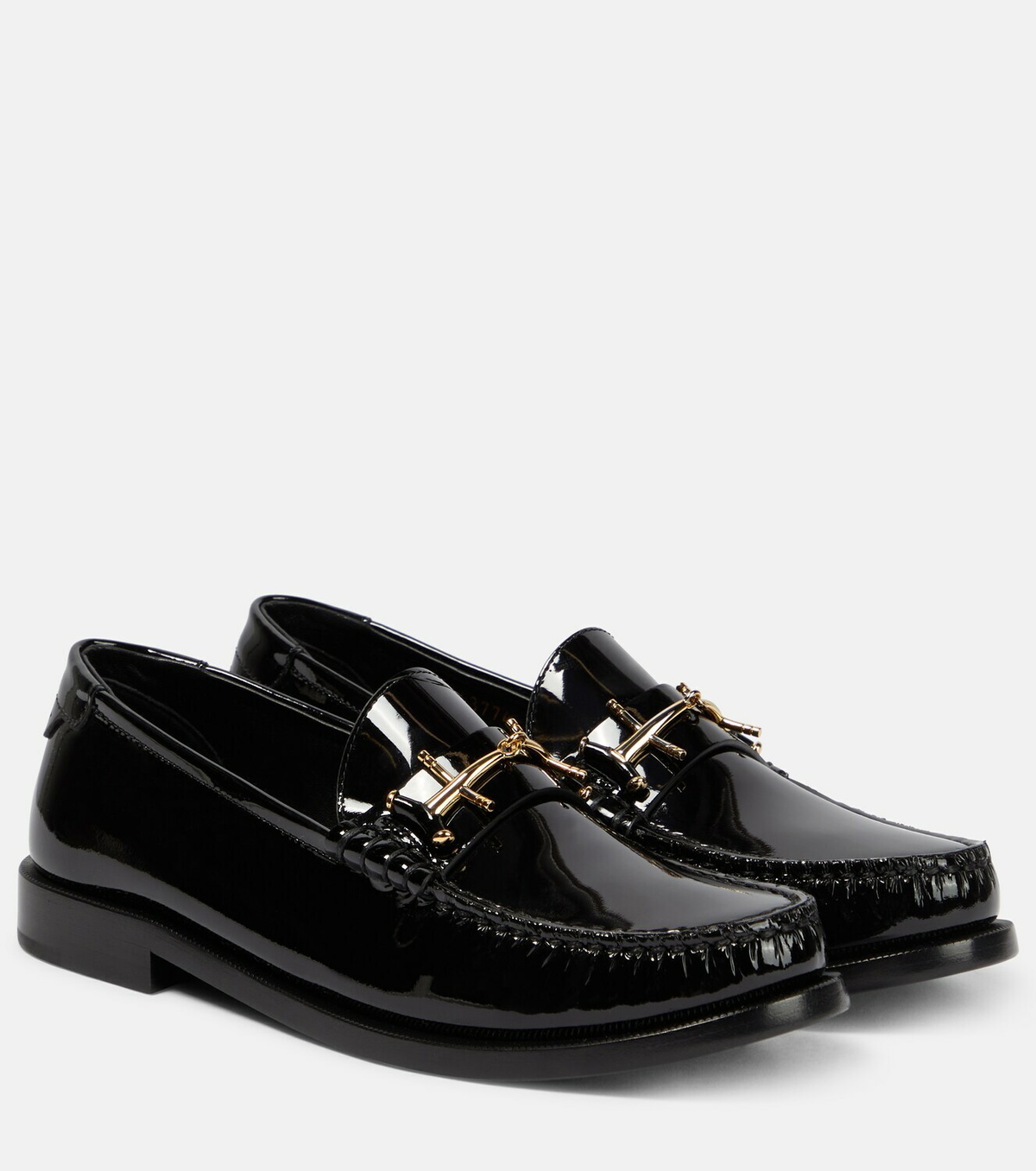 YVES SAINT LAURENT black patent leather loafers Patent leather loafers - YSL - Men main image 2