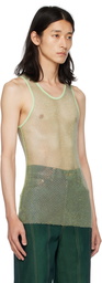 Theophilio SSENSE Exclusive Green Tank Top