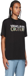 Versace Jeans Couture Black Regalia Logo T-Shirt