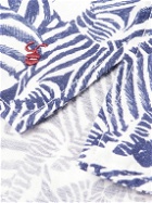 Incotex - Glanshirt Printed Lyocell, Cotton and Linen-Blend Shirt - Blue