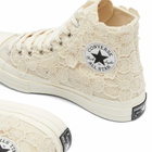 Converse Women's Chuck Taylor Hi-Top LTD - Made in Italy Sneakers in Ivory Lace