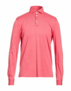 Fedeli Mens Polo shirt in Pink