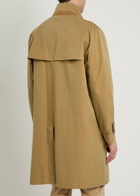 Tods Cotton Trench Coat Beige