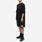 Vetements Paris Logo T-Shirt in Black