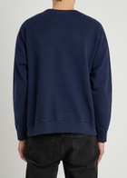 Ymc Almost Grown Cotton Sweatshirt Navy