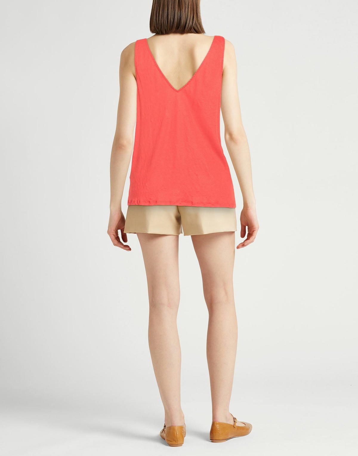 Majestic Filatures Womens Tank top in Tomato red
