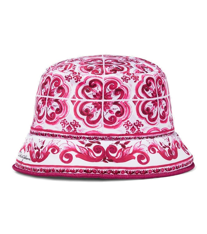 Photo: Dolce&Gabbana Printed bucket hat