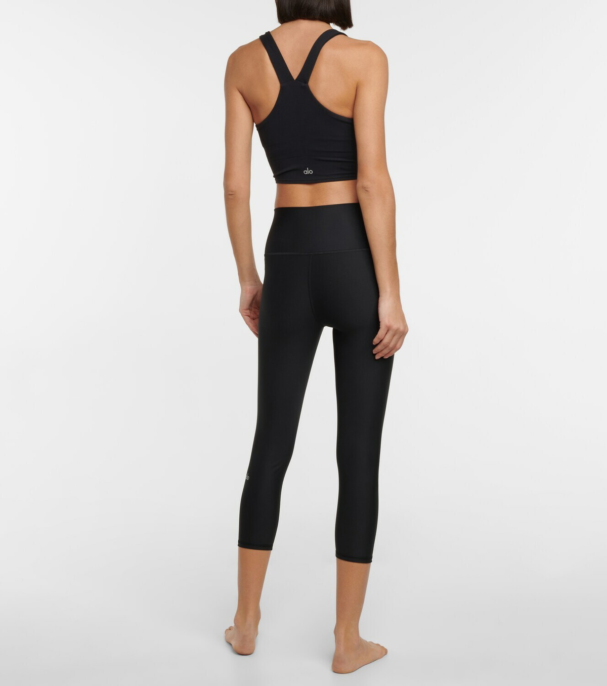 alo YOGA AIRLIFT SUPER SLEEK カプリ+ブラ Airlift Super Sleek Bra Tank - Gravel | ALO