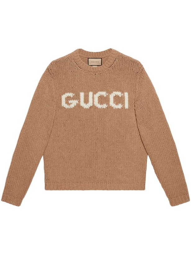 Photo: GUCCI - Wool Sweater With Logo