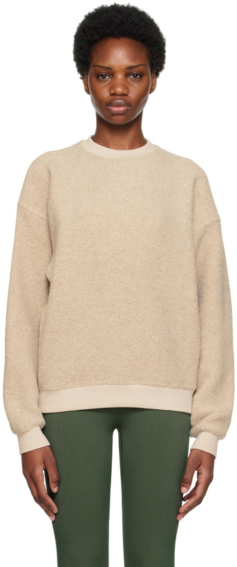 Photo: Outdoor Voices Taupe Crewneck Sweatshirt